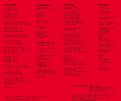 完全生産限定盤】SHEENA AND THE ROKKETS USA RED VINYL（アナログ 
